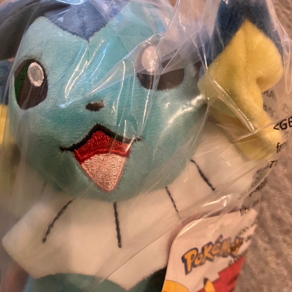 8 inch vaporeon plush